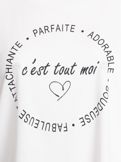 Pyjama message grande taille femme Pyjama message grande taille femme