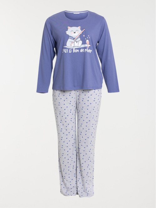 Pyjama chat grande taille...