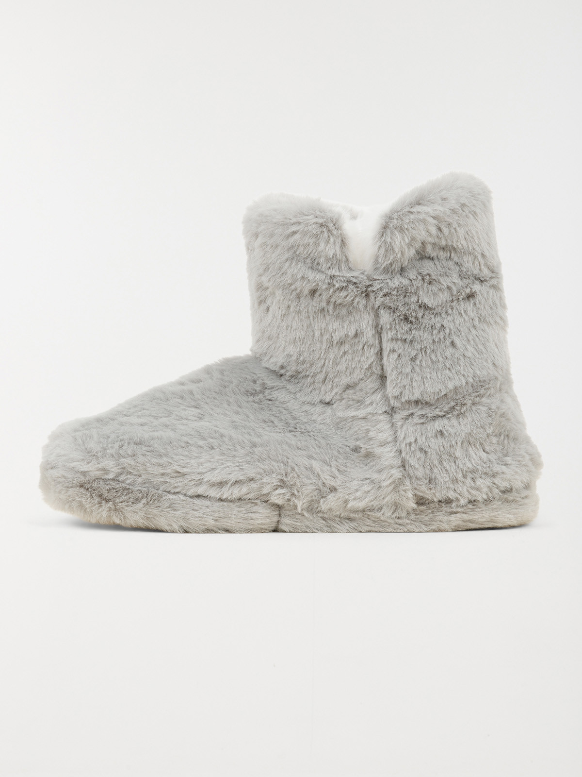 Botte chausson grise femme (36-41)