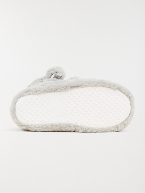 Botte chausson grise femme...