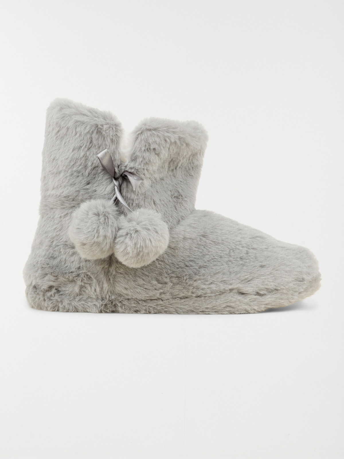 Botte chausson grise femme (36-41)