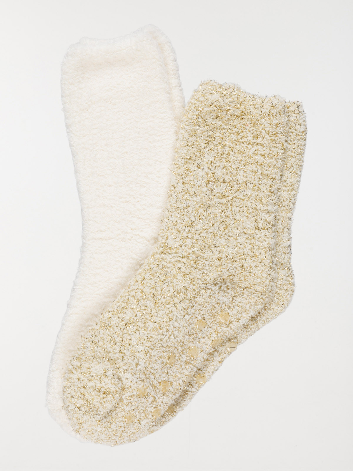 Lot de 2 paires chaussettes douces femme