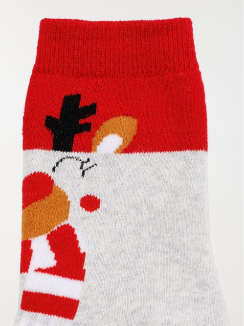 Chaussettes rennes de noël...