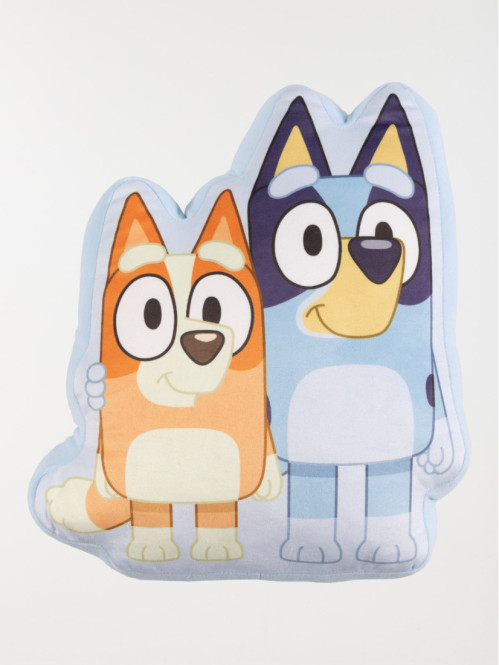 Coussin forme Bluey Bleu