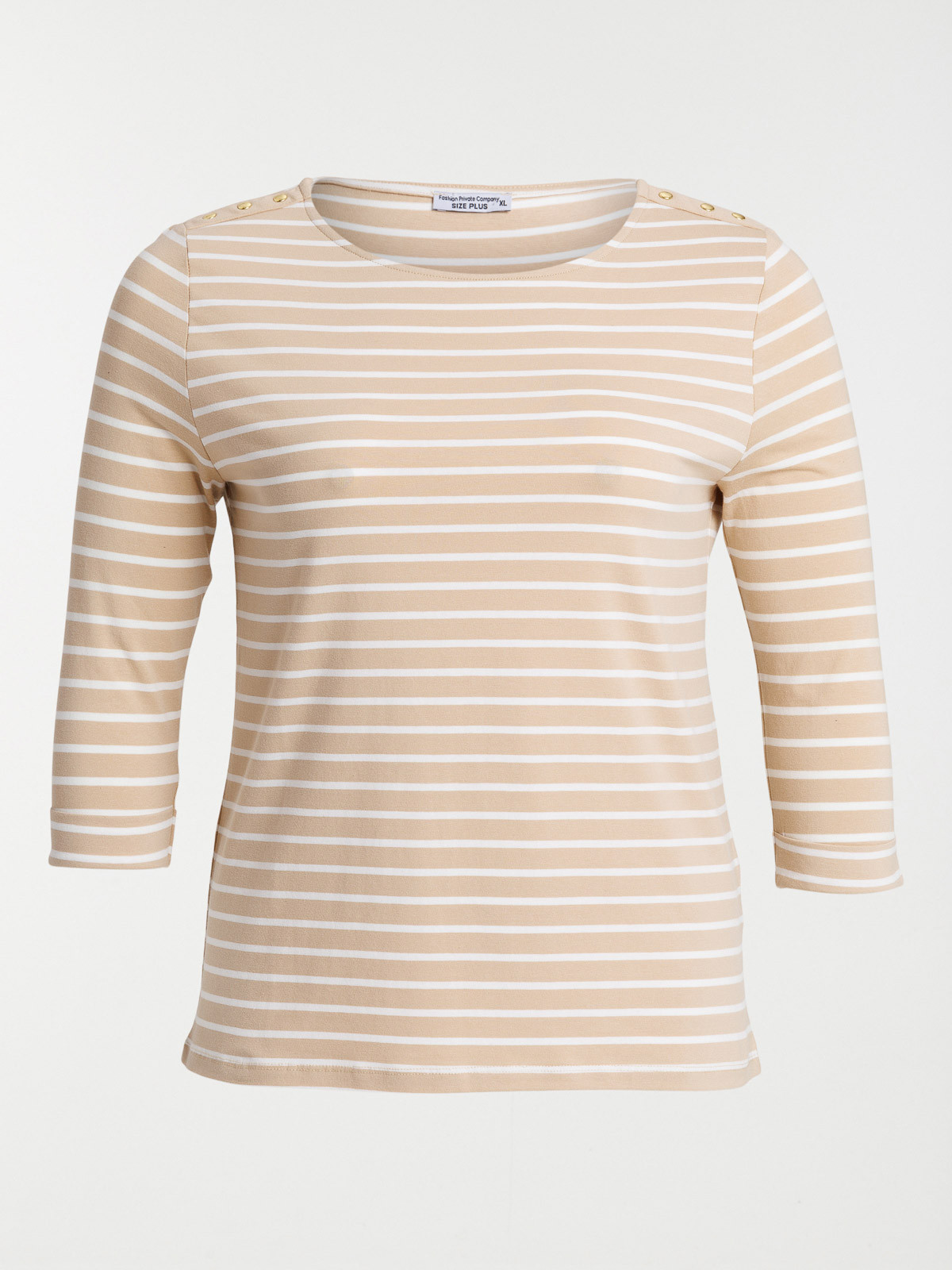 T-shirt rayé grande taille femme