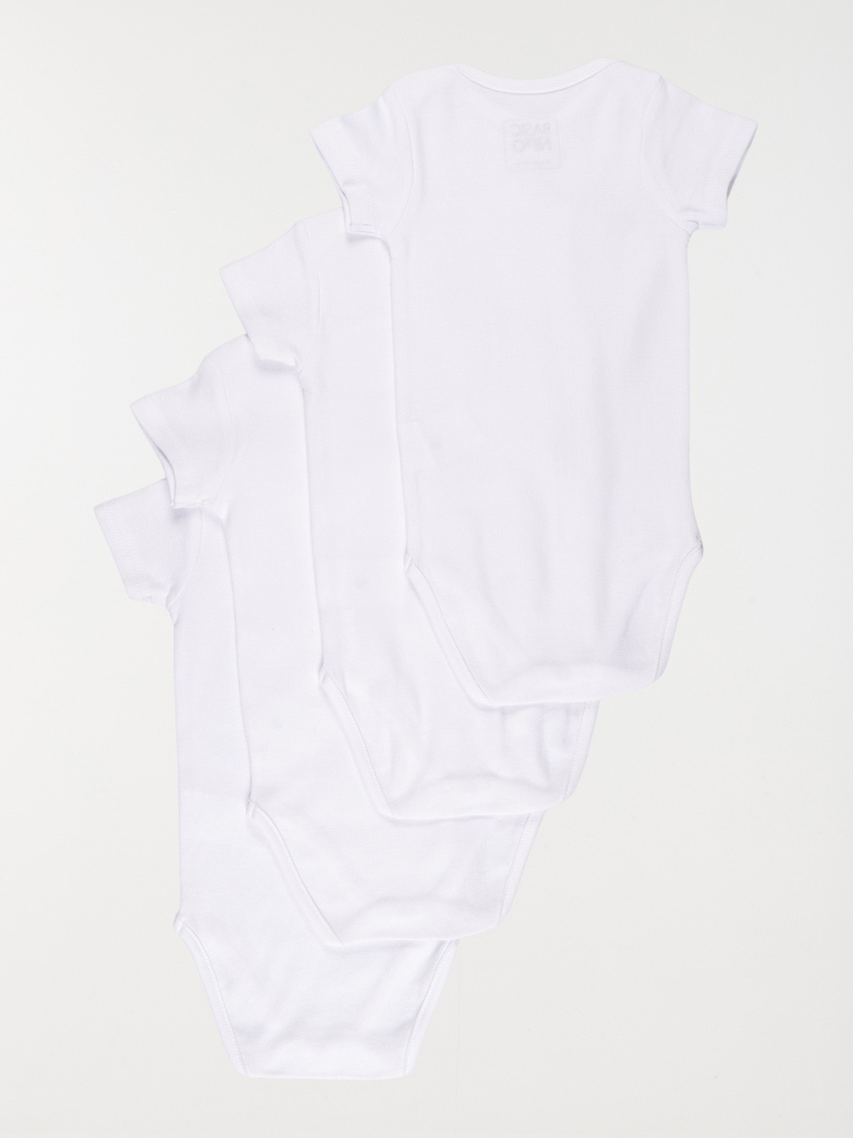 Lot 4 bodies 100% coton bio bébé (3-24M)