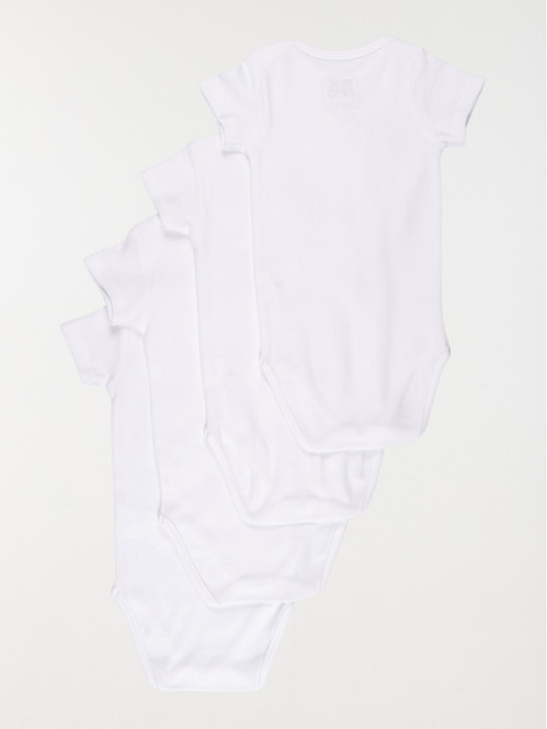 Lot 4 bodies 100% coton bio...