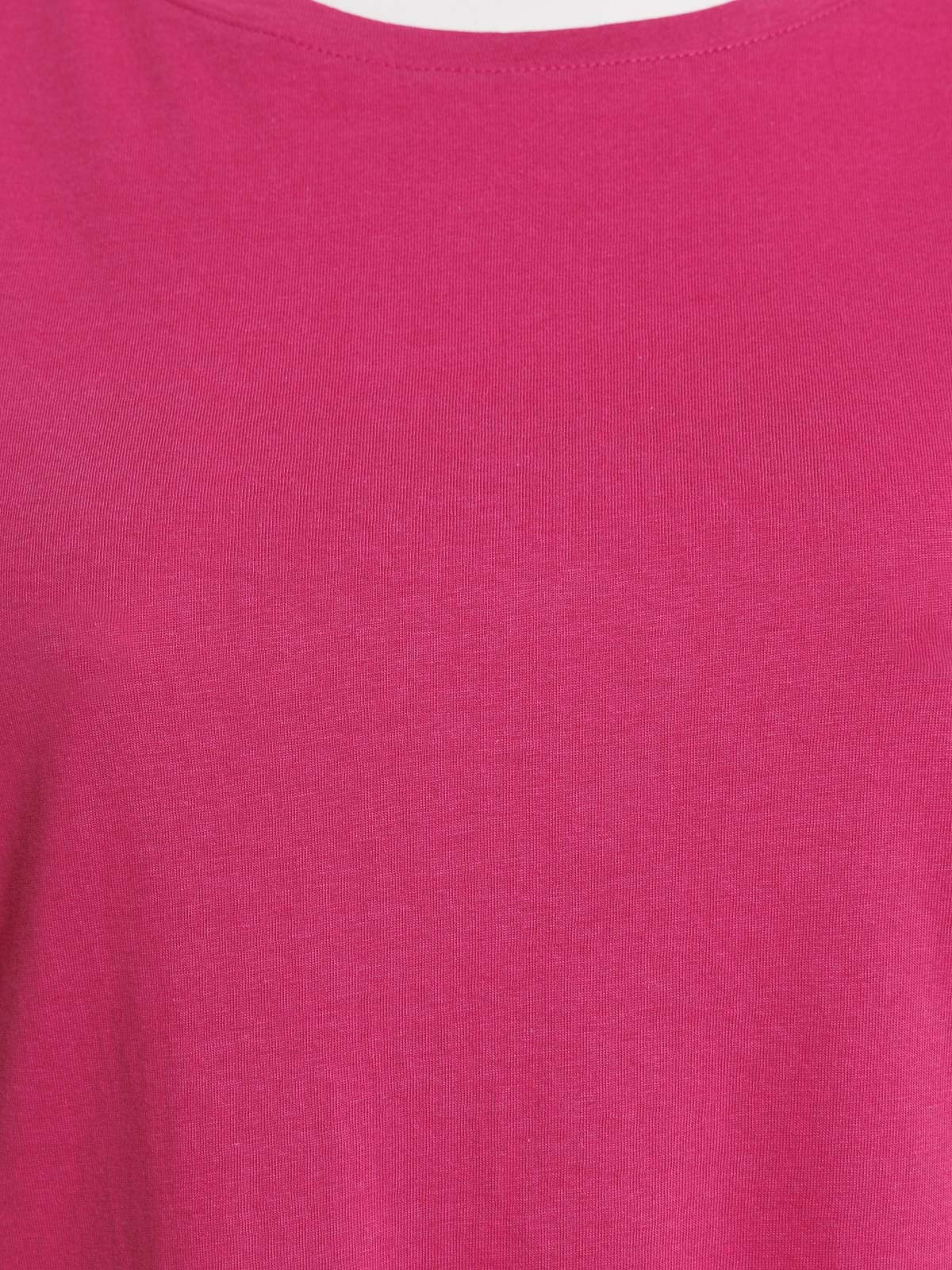 T-shirt col rond grande taille femme