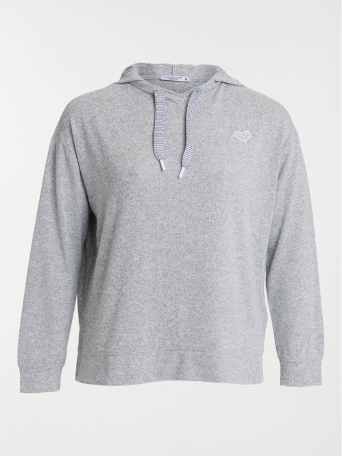 Sweat coeur brodé grande...