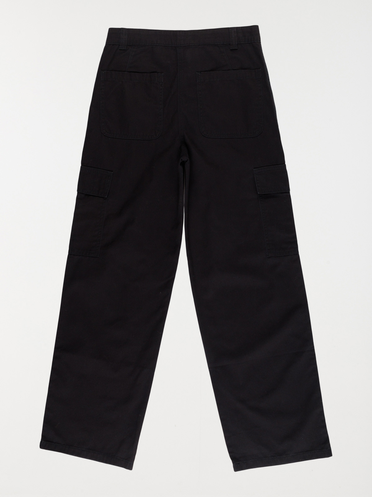 Pantalon cargo noir fille (XXS-M)