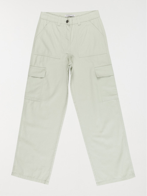 Pantalon cargo sauge fille (XXS-M)
