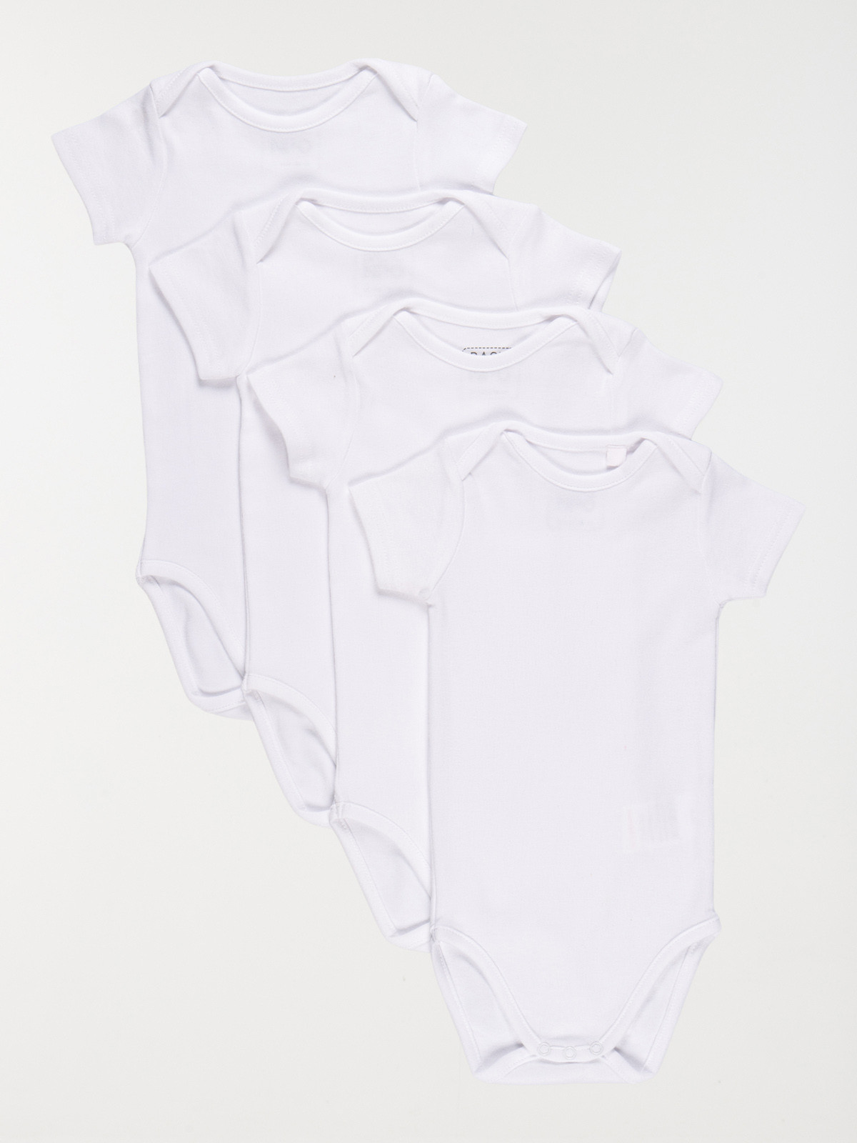 Lot 4 bodies 100% coton bébé (3-24M)