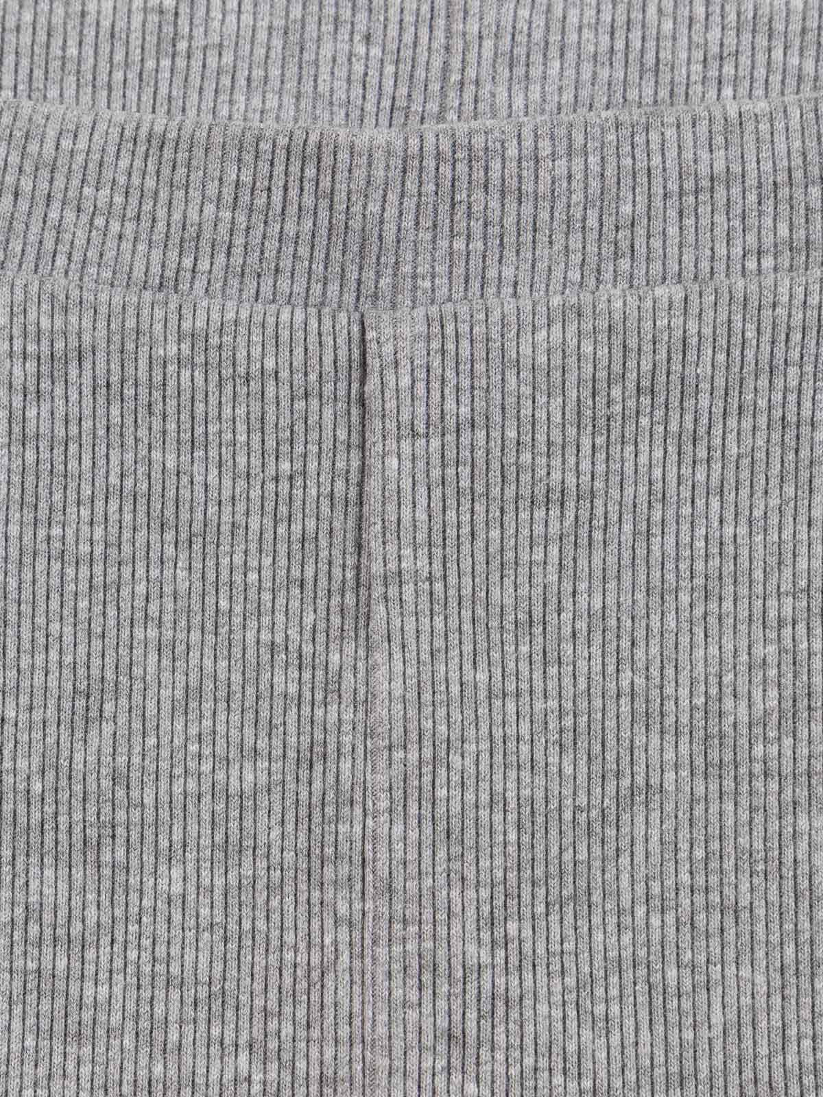 Legging évasé gris chiné fille (3-12A)