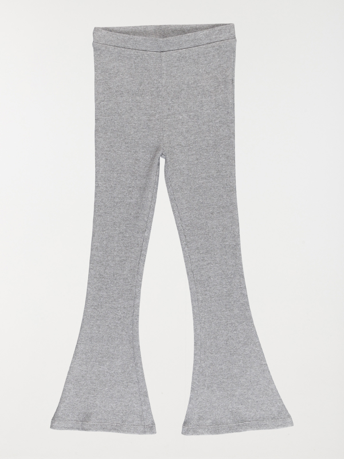 Legging évasé gris chiné fille (3-12A)