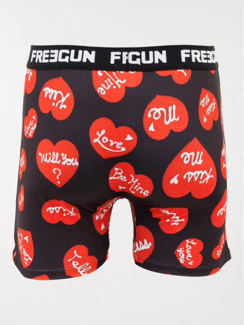Boxer Freegun coeur love homme Boxer Freegun coeur love homme