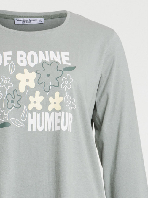 Pyjama bonne humeur grande taille femme