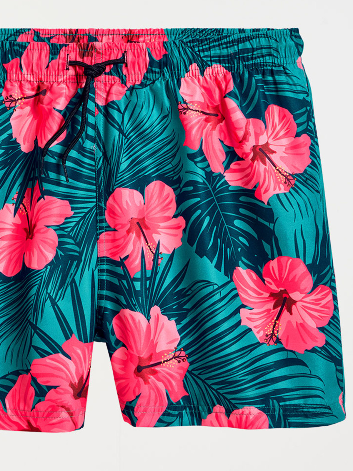 Short de bain imprimé menthe homme Short de bain imprimé menthe homme