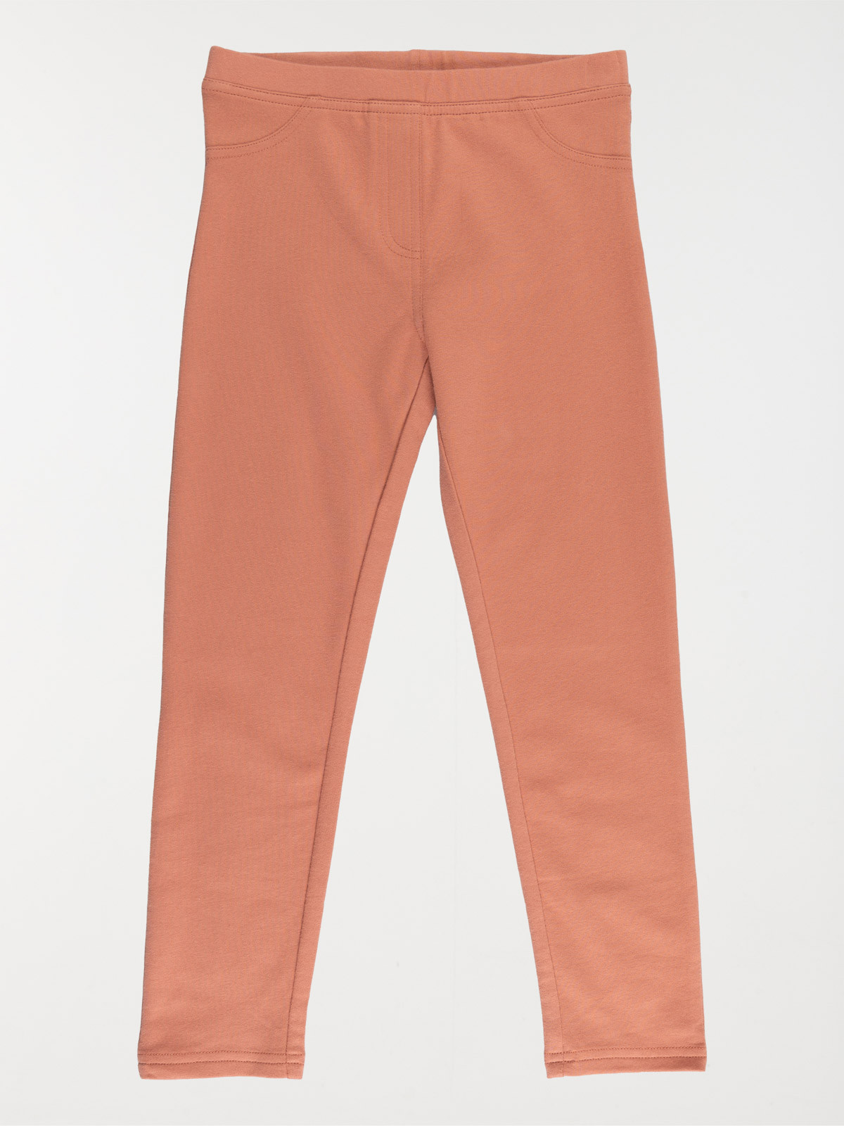 Jegging vieux rose fille (3-12A)