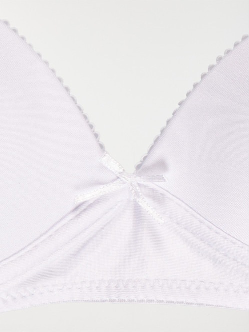 Soutien-gorge et slip blanc...