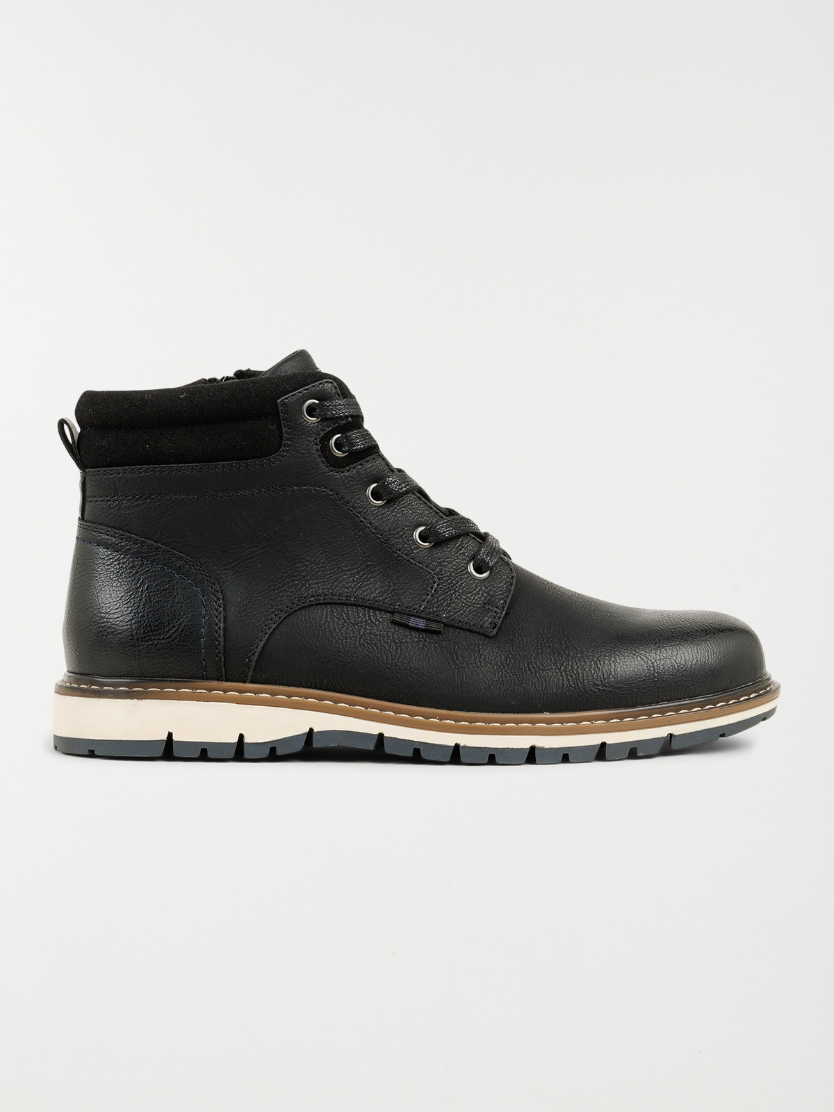 Boots noires lacets homme (40-46)