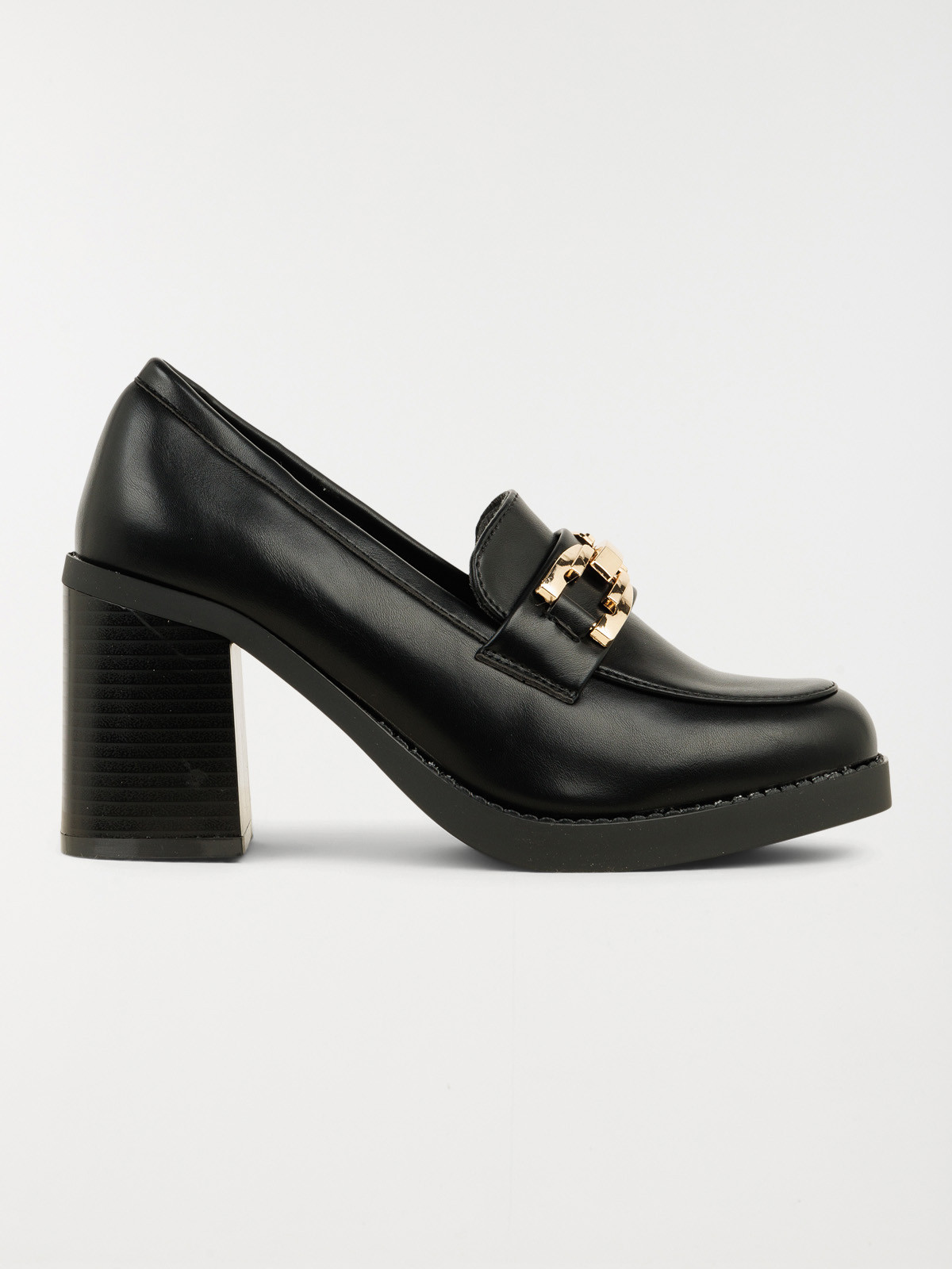 Mocassins à talons noires femme (36-41)