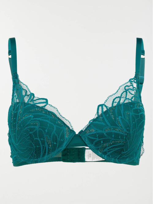 Soutien-gorge dentelle vert...