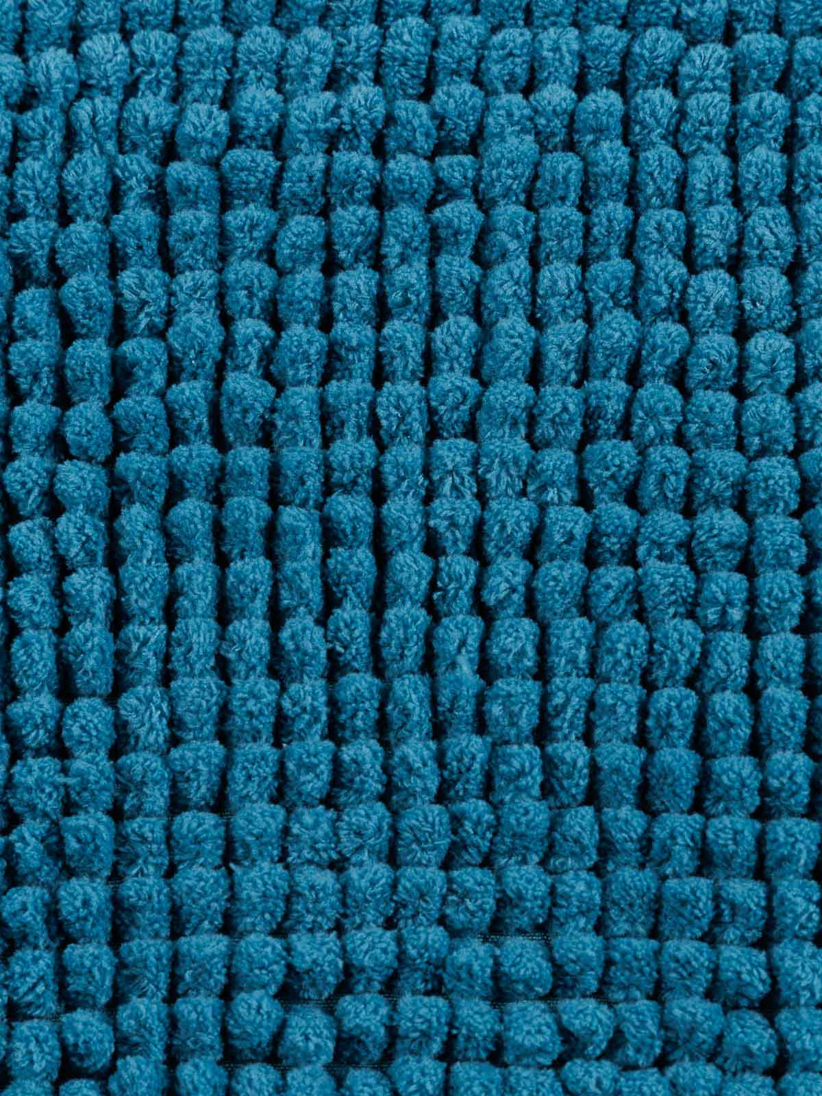 Tapis de bain chenille emeraude