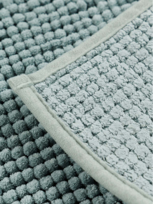Tapis de bain chenille sauge