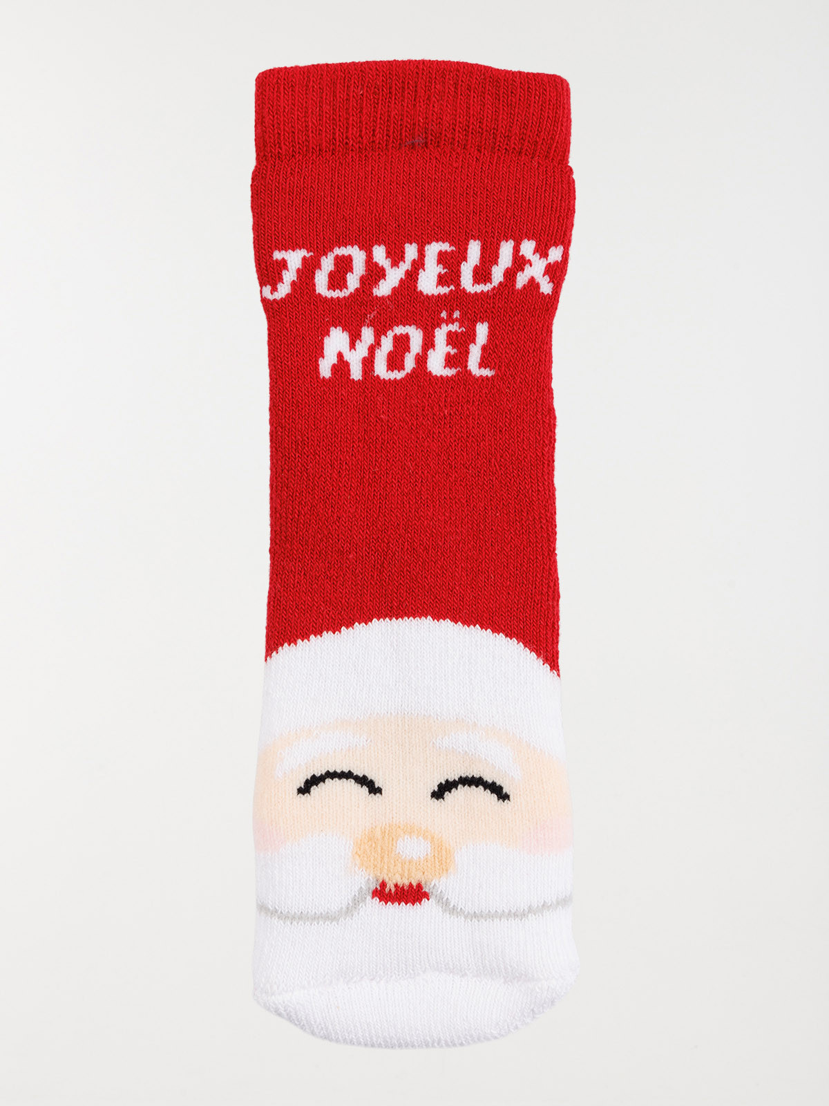 Chaussettes rouges père-noël bébé