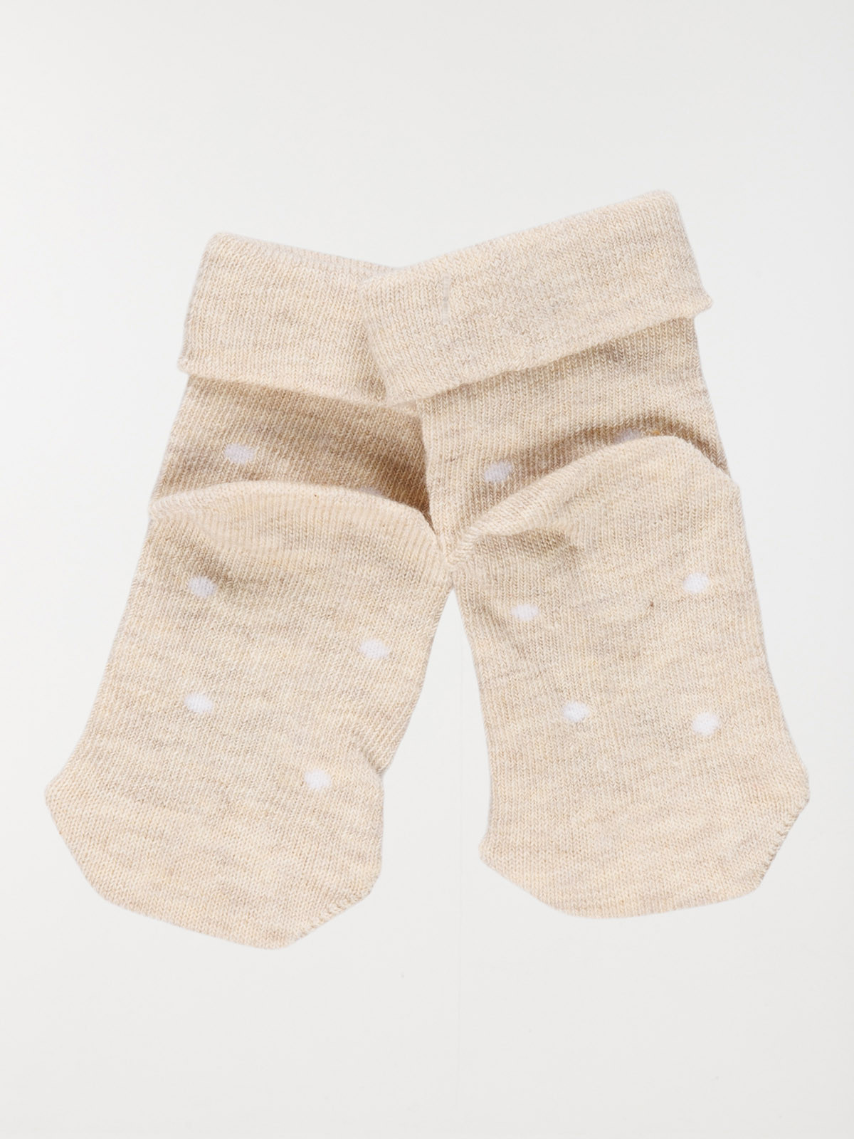 Chaussettes de noël beige cerf bébé Chaussettes de noël beige cerf bébé