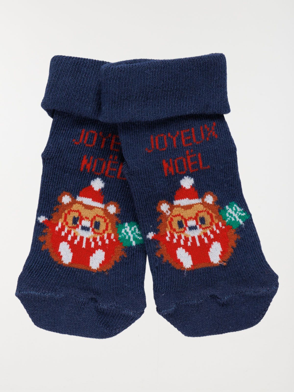 Chaussettes de noël hérisson bébé