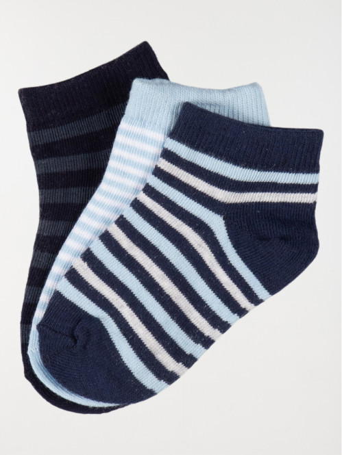 Lot de 3 paires de chaussettes bébé