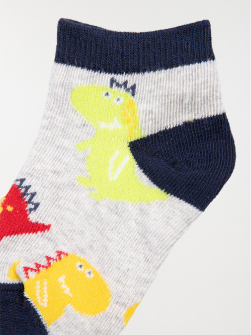 3 paires chaussettes dinosaures garçon 3 paires chaussettes dinosaures garçon
