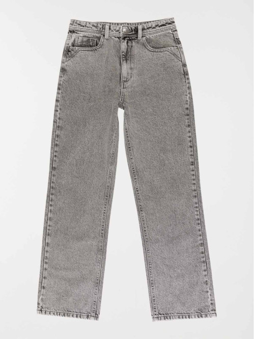 Jean straight gris neige fille (XXS-M)