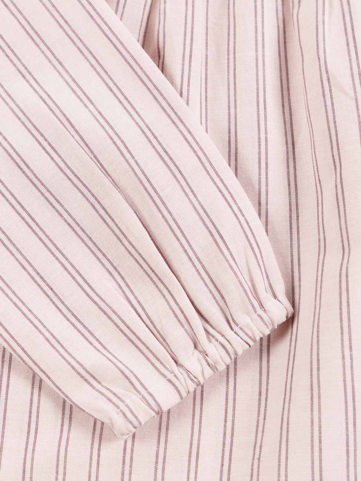 Blouse rayée et noeuds fille (3-12A) Blouse rayée et noeuds fille (3-12A)