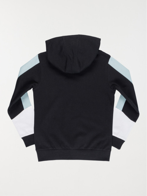 Sweat à capuche tricolore...