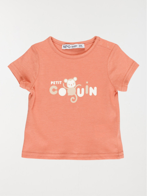 T-shirt petit coquin garçon (3-36M)
