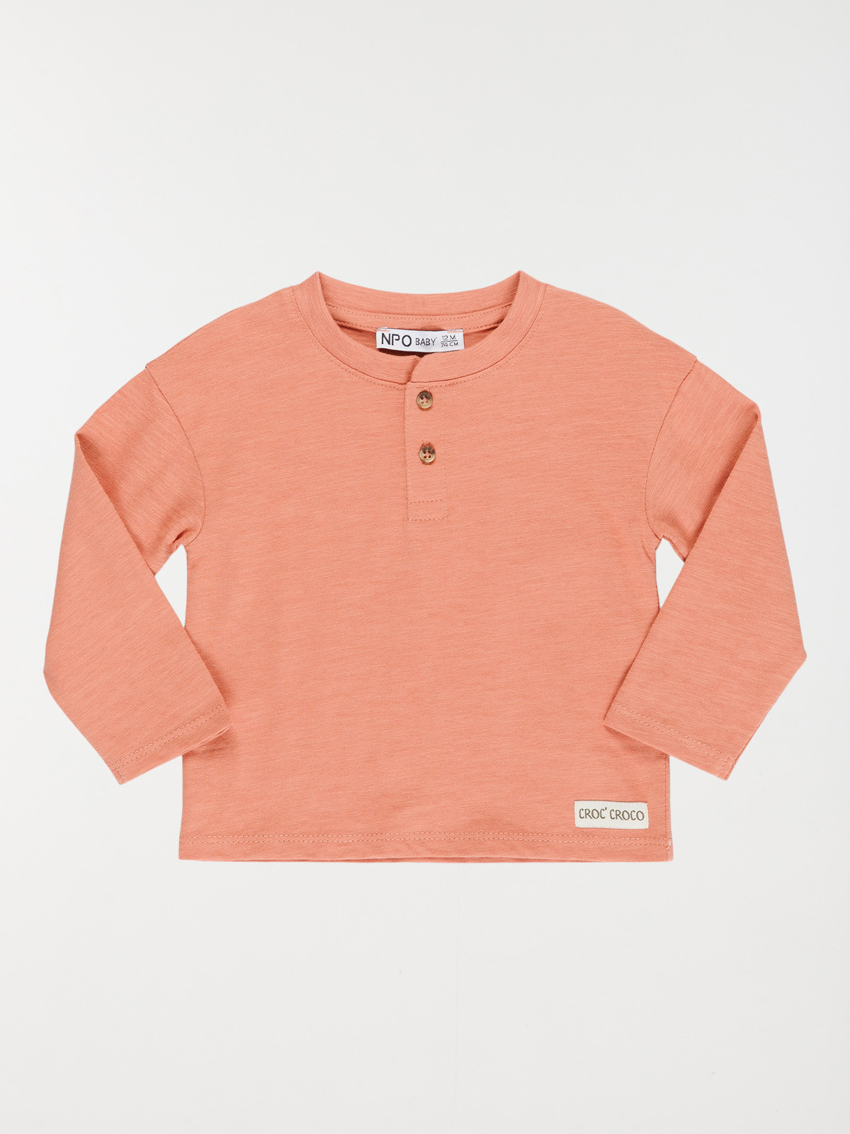 T-shirt boutonné garçon (3-36M)