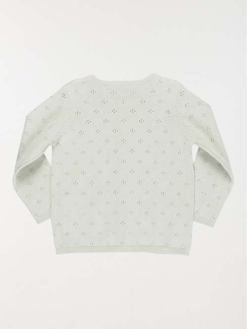 Gilet boutonné baby blue...