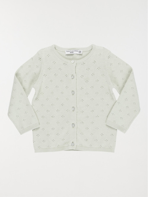 Gilet boutonné baby blue...