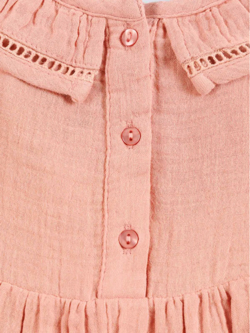 Robe vieux rose fille (3-36M)