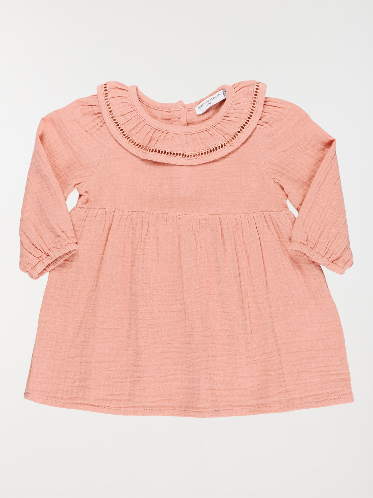 Robe vieux rose fille (3-36M)