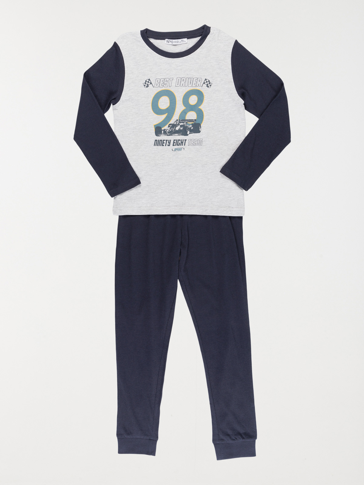 Pyjama voiture de course garçon (3-12A)