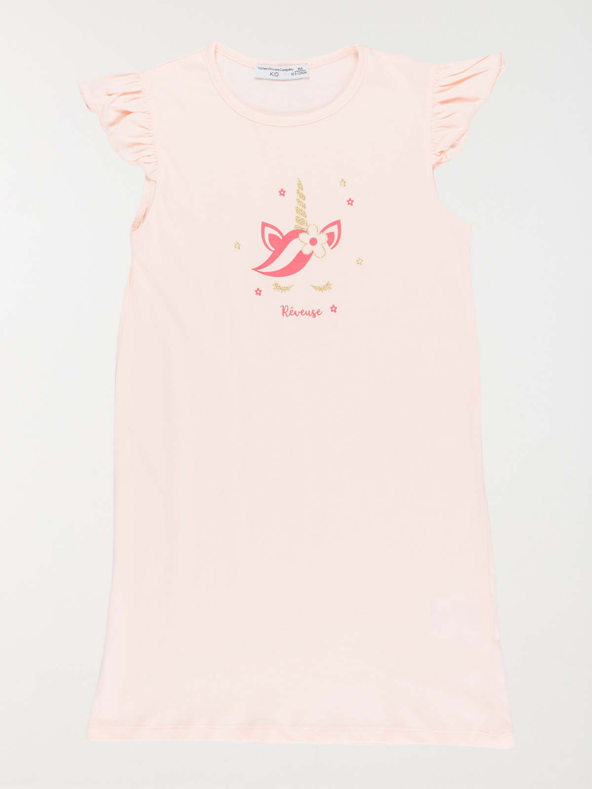 Chemise de nuit licorne fille (3-12A)
