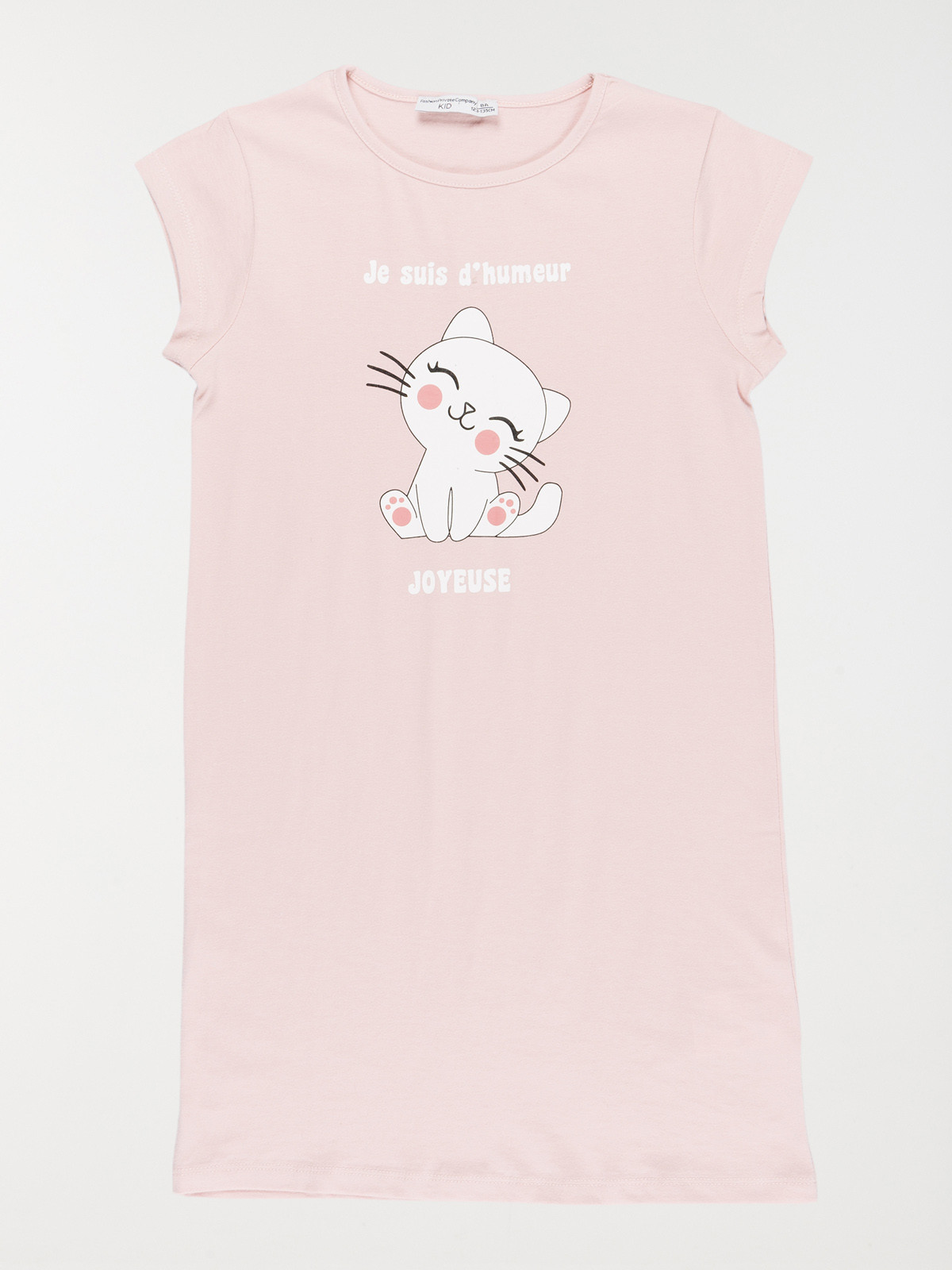 Chemise de nuit chat fille (3-12A)