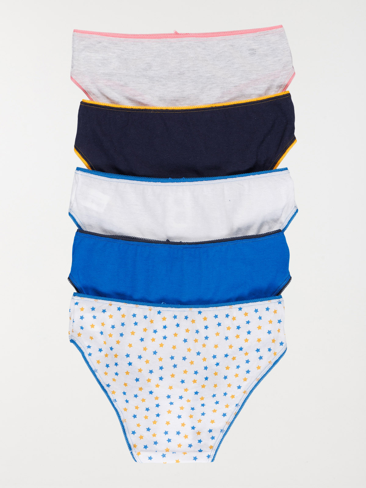 Lot de 5 culottes collège fille Lot de 5 culottes collège fille