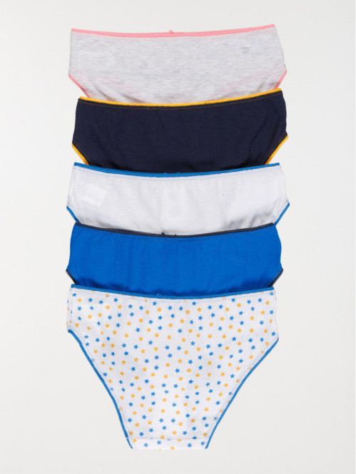 Lot de 5 culottes collège...