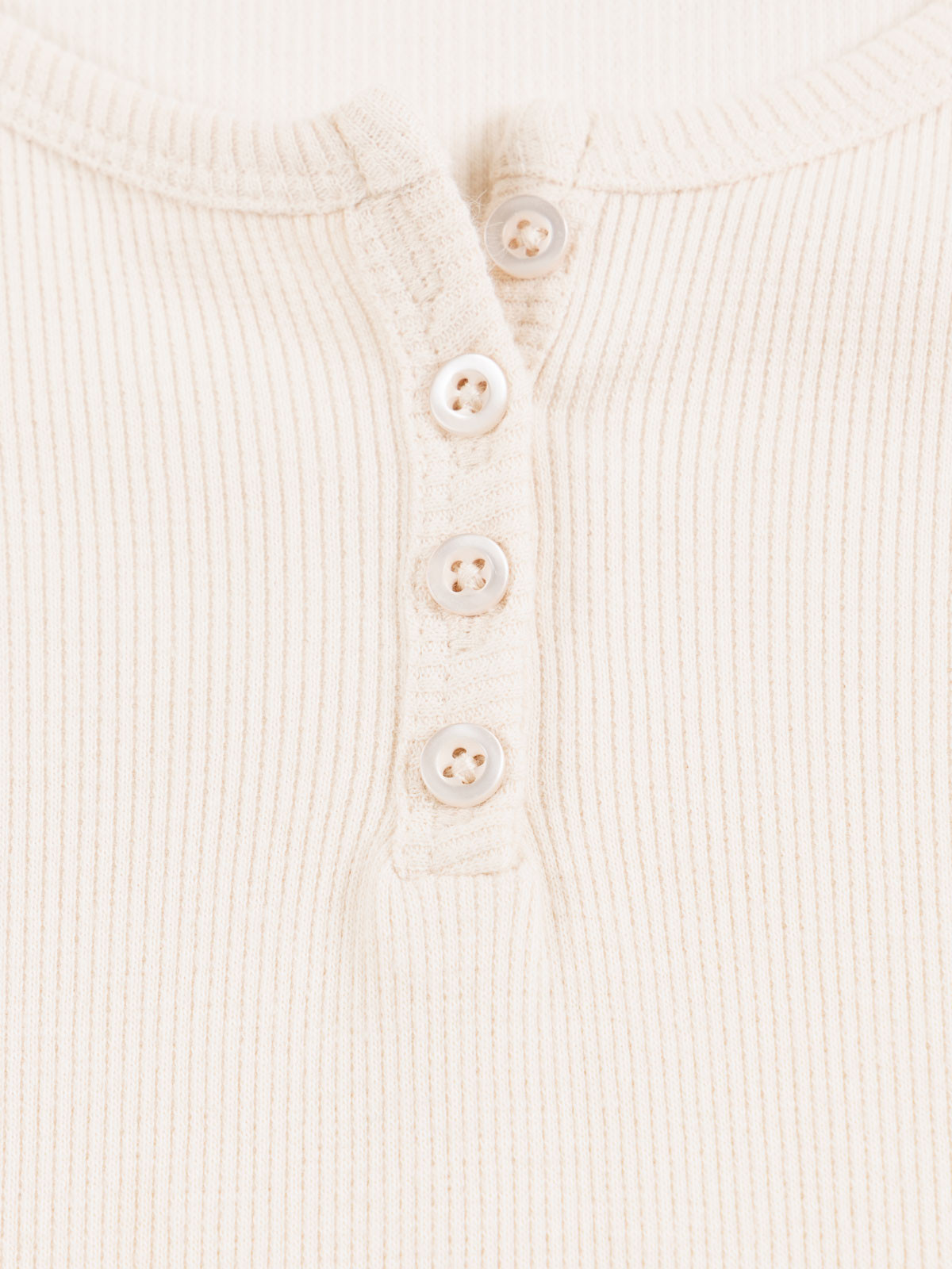 T-shirt col rond boutonné fille (XXS-M) T-shirt col rond boutonné fille (XXS-M)