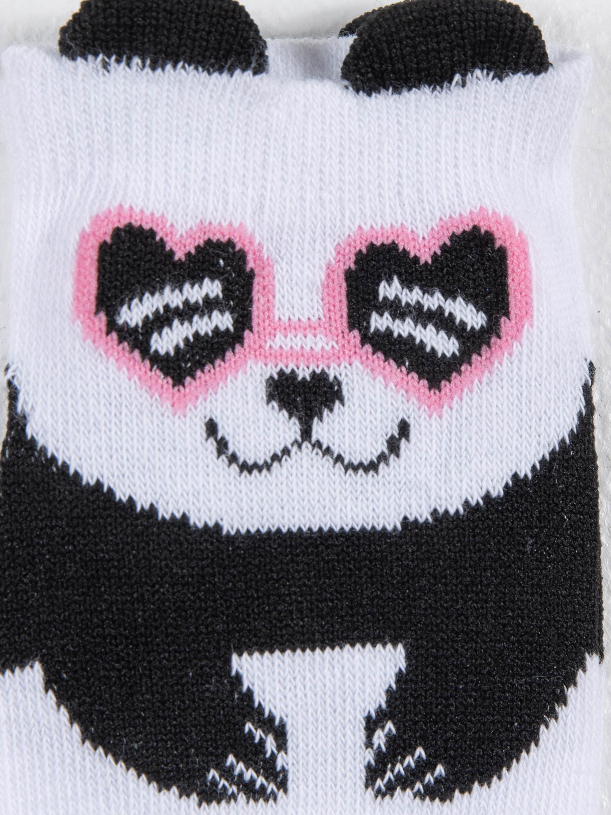 Lot 3 paires chaussettes panda fille Lot 3 paires chaussettes panda fille