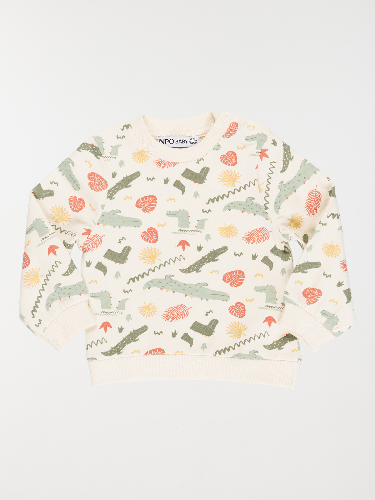 Sweat motif crocodile garçon (3-36M)